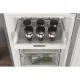 Whirlpool W7X 93T OX H Total No Frost alulfagyasztós kombinált hűtőszekrény, Zen Inverter Kompresszor, 263/104L, 59.6x67.8x202.7 cm, optic inox 