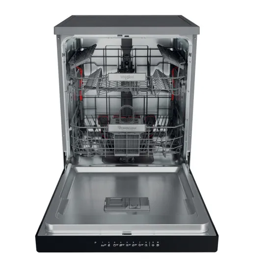 Whirlpool WFO 3O32 N P X mosogatógép, 14 teríték, automatikus ajtónyitás, 60x59x85 cm, inox 