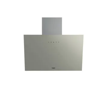 Whirlpool WHVP 62F LT SD beépíthető falra szerelhető döntött kürtös konyhai elszívó, LED világítás, 59.8x19.2x71 cm, ezüst szín 