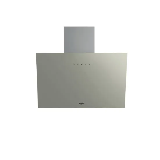 Whirlpool WHVP 62F LT SD beépíthető falra szerelhető döntött kürtös konyhai elszívó, LED világítás, 59.8x19.2x71 cm, ezüst szín 