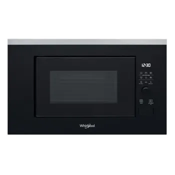 Whirlpool WMF200G beépíthető mikrohullámú sütő, 20L,grill funkció, 59.4x34.9x39 cm, fekete 