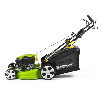 Fieldmann FZR 5114-170B önjárós benzinmotoros fűnyíró, gyűjtés, mulcsolás, oldalsó kidobás