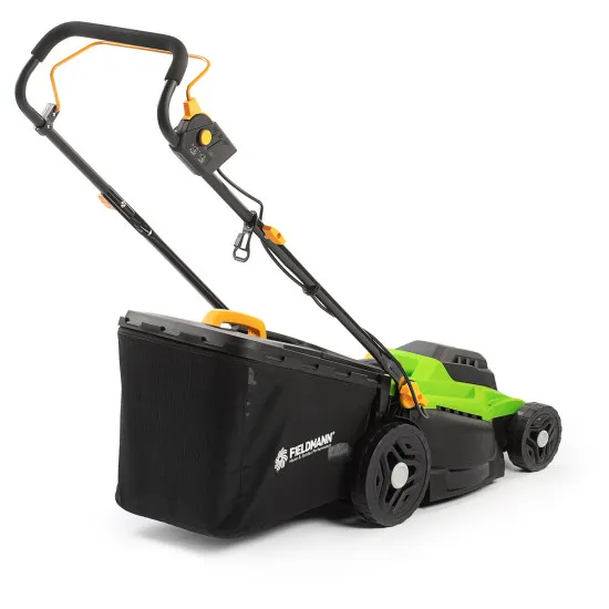 Fieldmann FZR 2037-E elektromos fűnyíró, 1600W, 38cm vágószélesség, zöld/fekete szín 