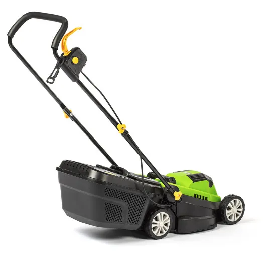 Fieldmann FZR 2031-E elektromos fűnyíró, 1350W, 32cm vágószélesség, zöld/fekete szín 