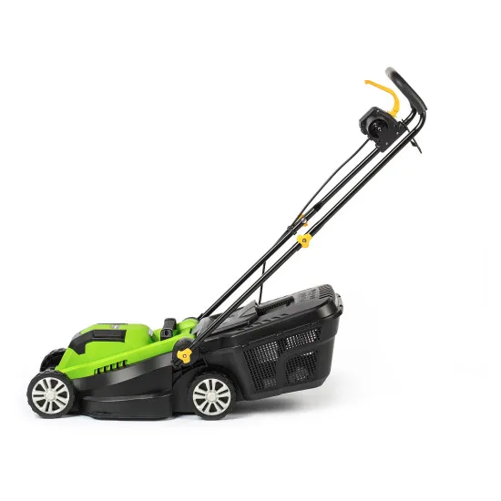 Fieldmann FZR 2031-E elektromos fűnyíró, 1350W, 32cm vágószélesség, zöld/fekete szín 