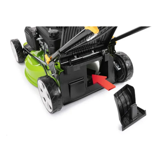 Fieldmann FZR 5112-196 BL önjárós benzinmotoros fűnyíró, mulcsolás 