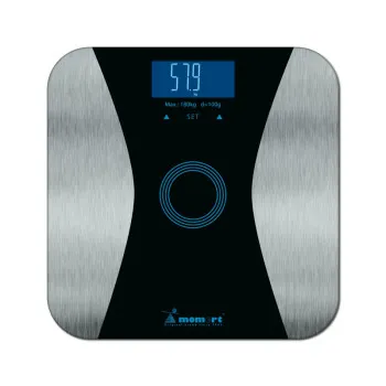 Momert 5876 7 funkciós személymérleg BMI analízis, KCAL figyelő, testzsír funkciók 180kg
