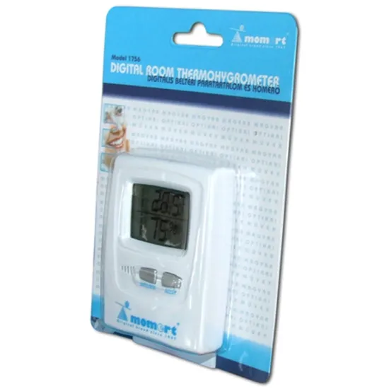 Momert 1756 digitális szobai pára- és hőmérő