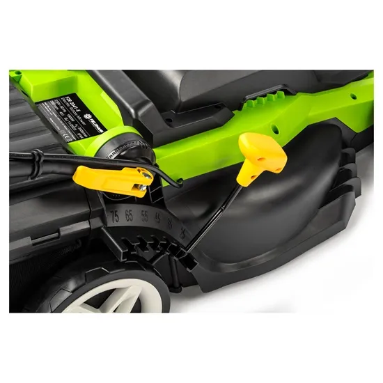 Fieldmann FZR2041-E elektromos fűnyíró, 1800W, 38 cm vágószélesség, zöld/fekete szín, FZR2041E