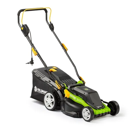 Fieldmann FZR2041-E elektromos fűnyíró, 1800W, 38 cm vágószélesség, zöld/fekete szín, FZR2041E