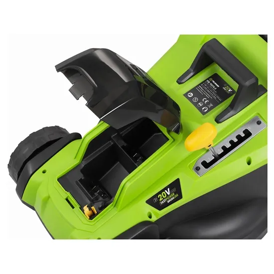 Fieldmann FZR 70375-0 akkumulátoros fűnyíró, gyűjtés funkció 