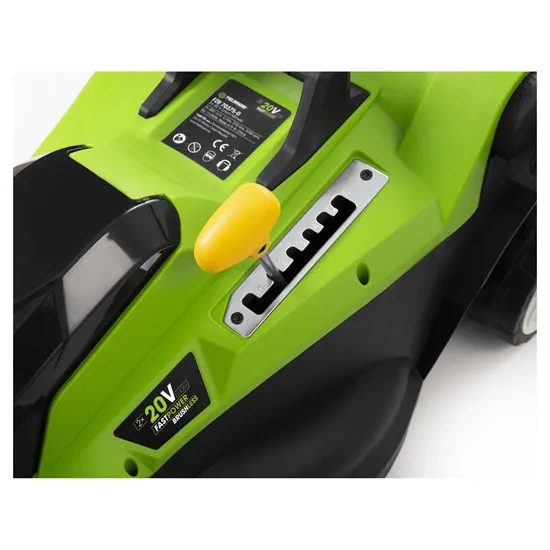 Fieldmann FZR 70375-0 akkumulátoros fűnyíró, gyűjtés funkció 