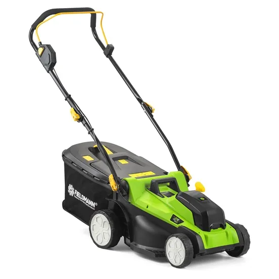 Fieldmann FZR 70375-0 akkumulátoros fűnyíró, gyűjtés funkció 