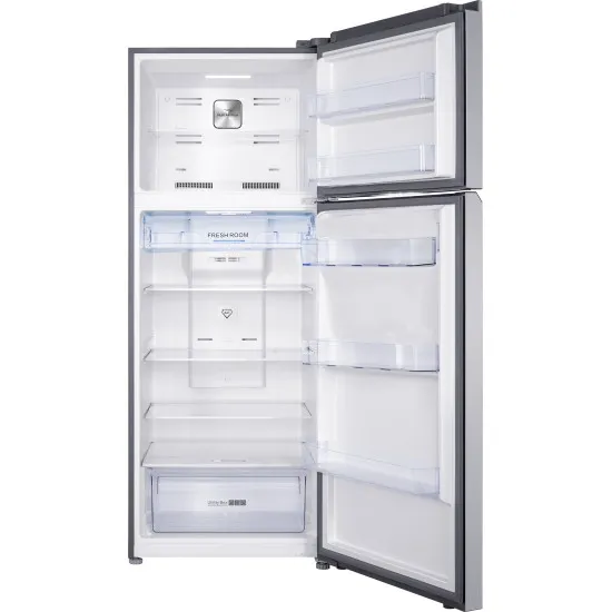 Tesla RD4650FTXE Total No Frost felülfagyasztós kombinált hűtőszekrény, 364/90L, 70.6x68.6x185 cm, inox  