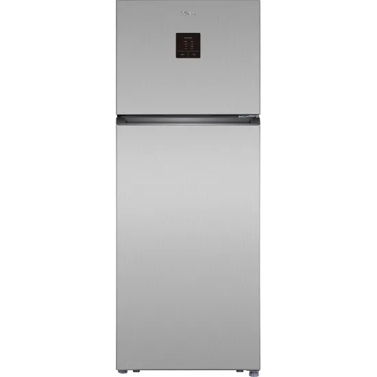 Tesla RD4650FTXE Total No Frost felülfagyasztós kombinált hűtőszekrény, 364/90L, 70.6x68.6x185 cm, inox  