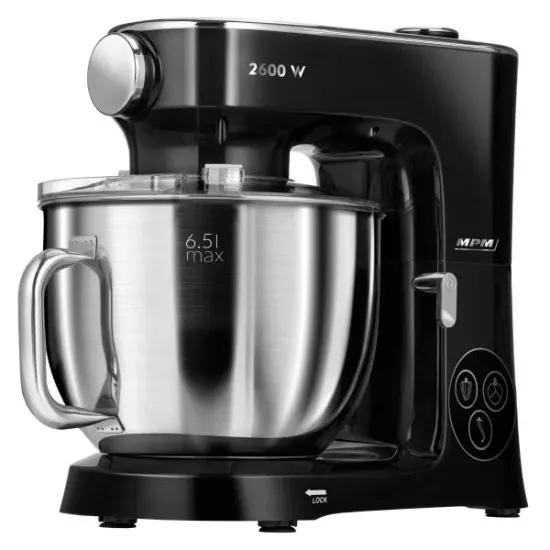 MPM MPM-MRK-22 konyhai robotgép, 2600W, 6.5L,fekete 