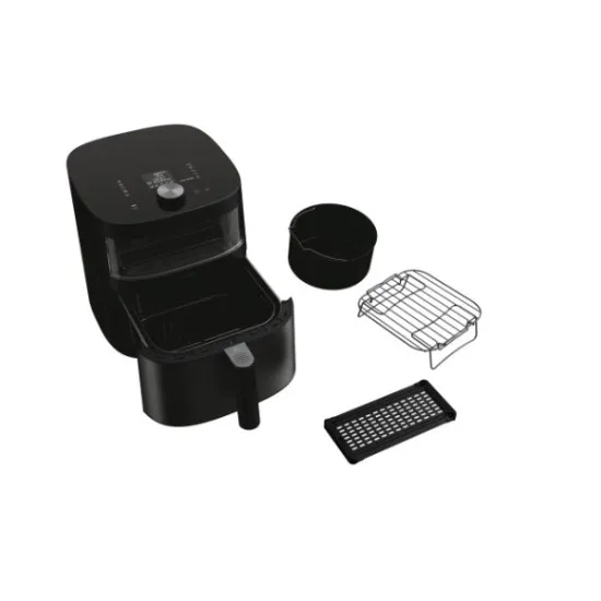 Haier HAF5TWA3 011 forrólevegős sütő, Air Fryer, 2000W, 7L, fekete