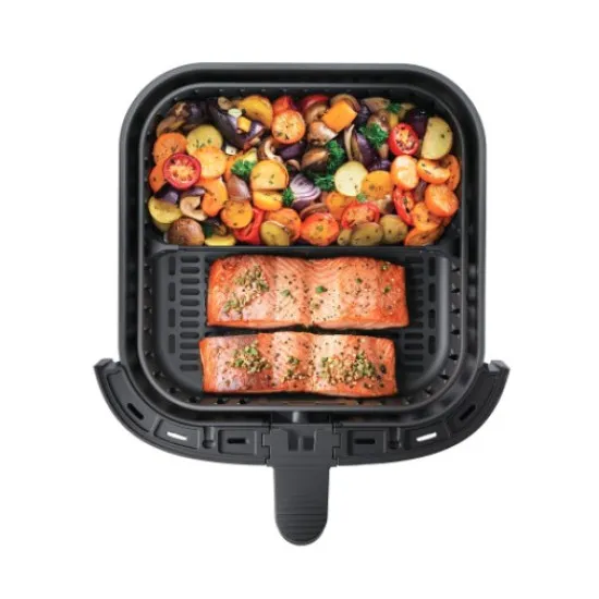 Haier HAF5TWA3 011 forrólevegős sütő, Air Fryer, 2000W, 7L, fekete