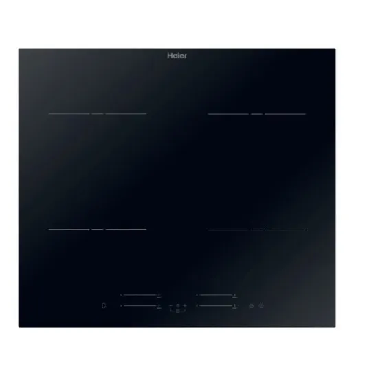 Haier HAISJ64MC beépíthető indukciós kerámialap, Wifi, 59x52x5.6 cm, fekete szín 