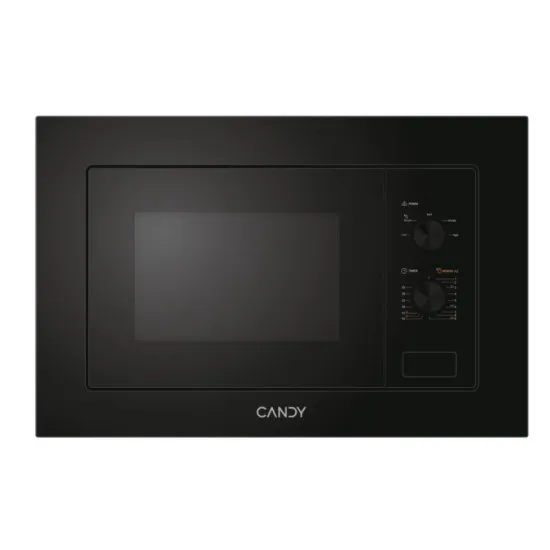 Candy CA38FMW8NB beépíthető mikrohullámú sütő, 17L, 1000W, 59.4x31.95x38.2 cm 