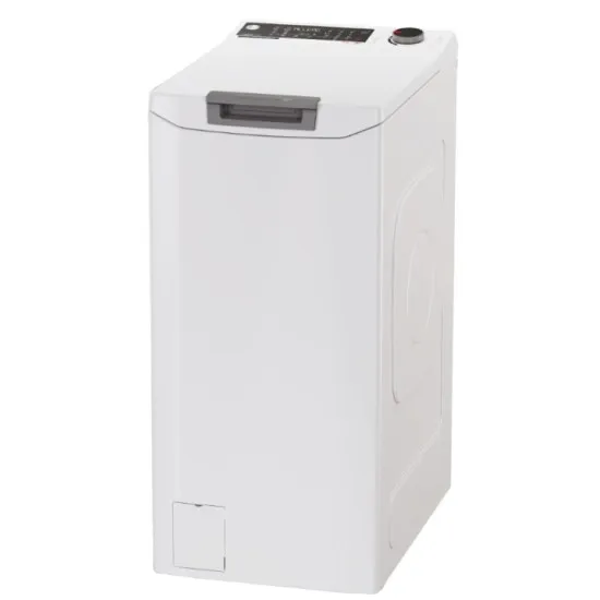 Hoover THOS476TM5-S felültöltős mosógép 7kg 1400 ford, inverter motor, digit kijelző