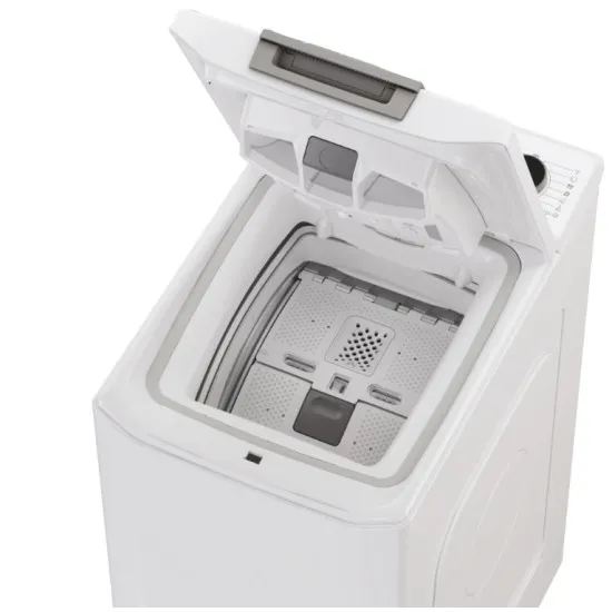 Hoover THOS476TM5-S felültöltős mosógép 7kg 1400 ford, inverter motor, digit kijelző