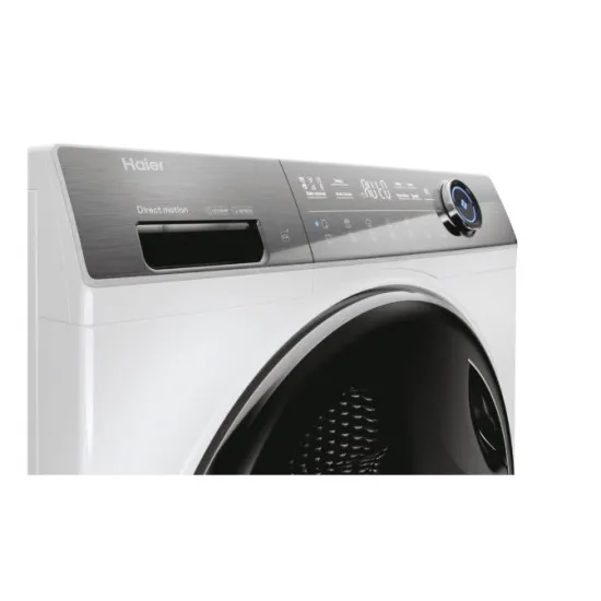 Haier HW90-BD14979EU1 elöltöltős mosógép, 9 kg, inverter motor, Wifi, gőz, 59.5x58.3x85 cm