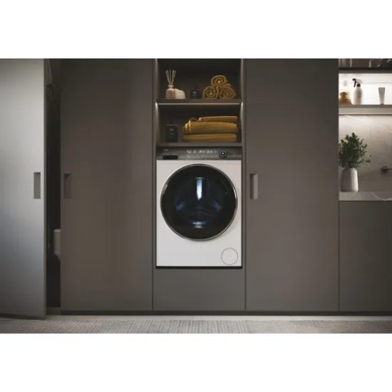 Haier HW90-BD14979EU1 elöltöltős mosógép, 9 kg, inverter motor, Wifi, gőz, 59.5x58.3x85 cm