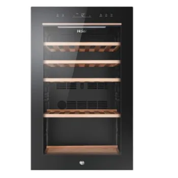 Haier HWS49GA borhűtő, 49 palack, 49.7x58.5x82 cm, fekete szín