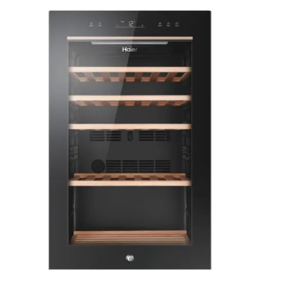 Haier HWS49GA borhűtő, 49 palack, 49.7x58.5x82 cm, fekete szín