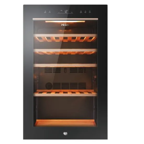 Haier HWS49GA borhűtő, 49 palack, 49.7x58.5x82 cm, fekete szín