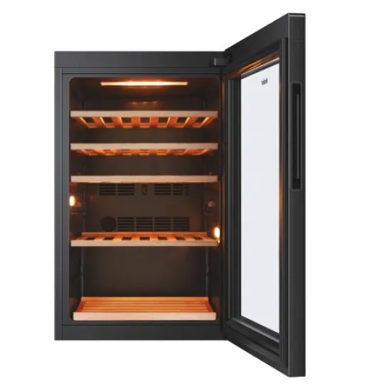 Haier HWS49GA borhűtő, 49 palack, 49.7x58.5x82 cm, fekete szín