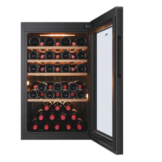 Haier HWS49GA borhűtő, 49 palack, 49.7x58.5x82 cm, fekete szín