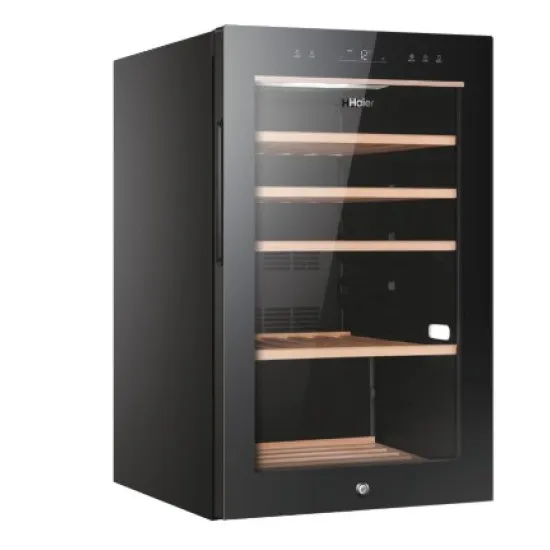 Haier HWS49GA borhűtő, 49 palack, 49.7x58.5x82 cm, fekete szín