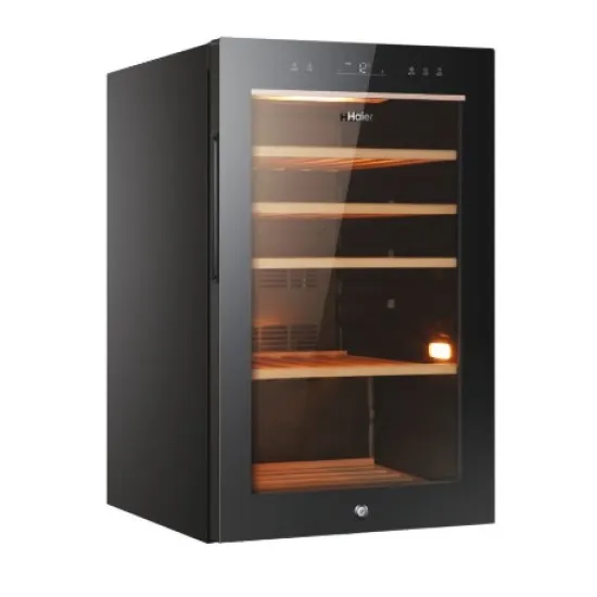 Haier HWS49GA borhűtő, 49 palack, 49.7x58.5x82 cm, fekete szín