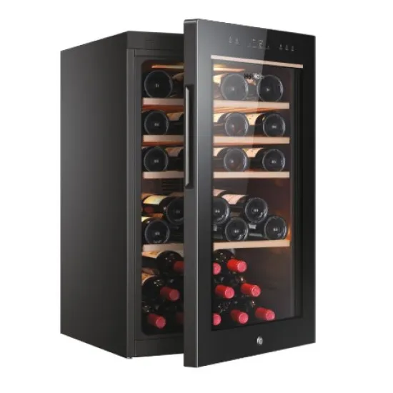 Haier HWS49GA borhűtő, 49 palack, 49.7x58.5x82 cm, fekete szín