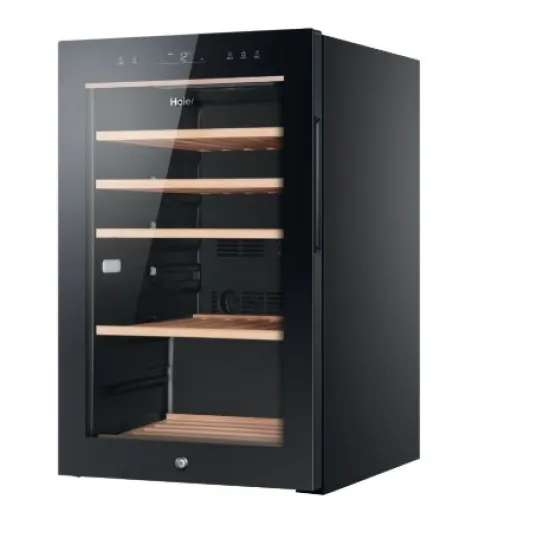 Haier HWS49GA borhűtő, 49 palack, 49.7x58.5x82 cm, fekete szín