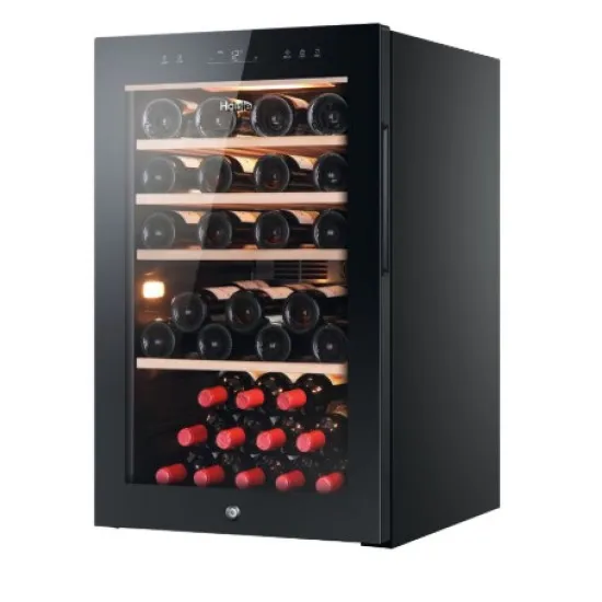 Haier HWS49GA borhűtő, 49 palack, 49.7x58.5x82 cm, fekete szín