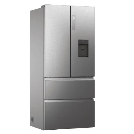 Haier HFW7819EWMP Total No Frost side by side hűtőszekrény francia ajtós kialakítással, 356/181L, Dual Inverter Kompresszor, Wifi, 83x66.9x192.5 cm, platina inox 