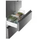 Haier HFW7819EWMP Total No Frost side by side hűtőszekrény francia ajtós kialakítással, 356/181L, Dual Inverter Kompresszor, Wifi, 83x66.9x192.5 cm, platina inox 