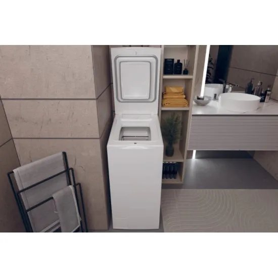 Haier HW90-BPD13386U1 felültöltős mosógép 9kg ruhatöltet , inverter motor, Wifi, 40x64x93 cm