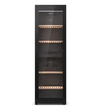 Haier HWS236GDGU1 borhűtő, 236 palack, Wifi, 59.7x71.4x190 cm, fekete szín 