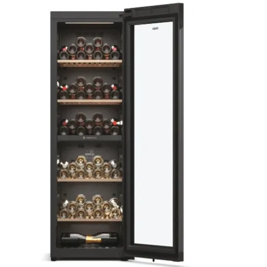 Haier HWS236GDGU1 borhűtő, 236 palack, Wifi, 59.7x71.4x190 cm, fekete szín 