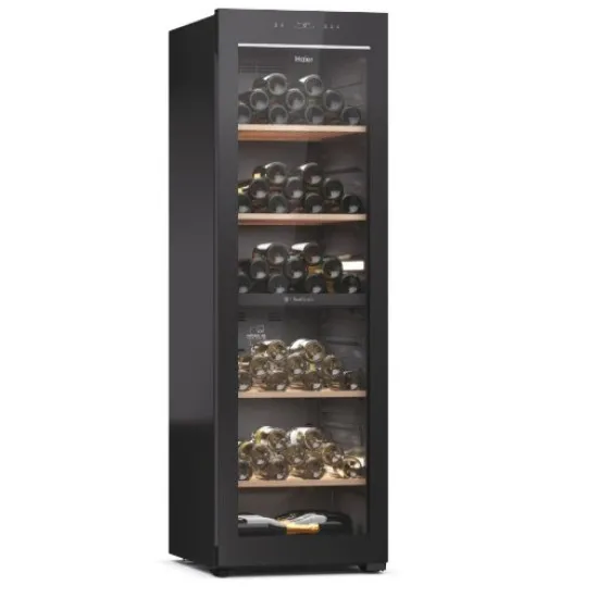 Haier HWS236GDGU1 borhűtő, 236 palack, Wifi, 59.7x71.4x190 cm, fekete szín 