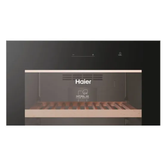 Haier HWS236GDGU1 borhűtő, 236 palack, Wifi, 59.7x71.4x190 cm, fekete szín 