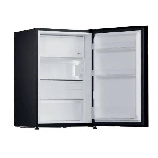 Candy CNOQ2S58EB egyajtós hűtőszekrény fagyasztóval, 100/14L, Wifi, 54.5x56.2x85 cm, fekete szín 