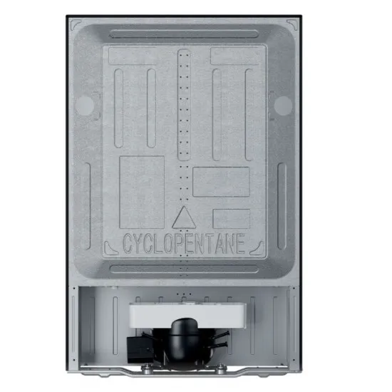 Candy CNOQ2S58EB egyajtós hűtőszekrény fagyasztóval, 100/14L, Wifi, 54.5x56.2x85 cm, fekete szín 