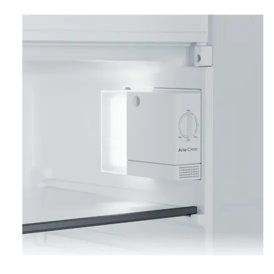 Candy CNOQ2S58EB egyajtós hűtőszekrény fagyasztóval, 100/14L, Wifi, 54.5x56.2x85 cm, fekete szín 