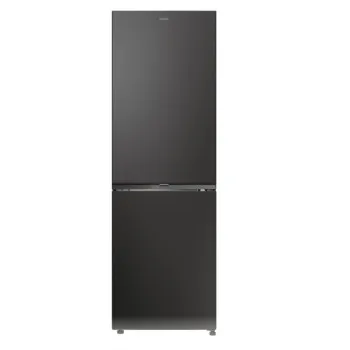 Candy ECN2CQTEB186 No Frost alulfagyasztós kombinált hűtőszekrény, 235/120L, Wifi, 59.5x66.7x185 cm, fekete szín