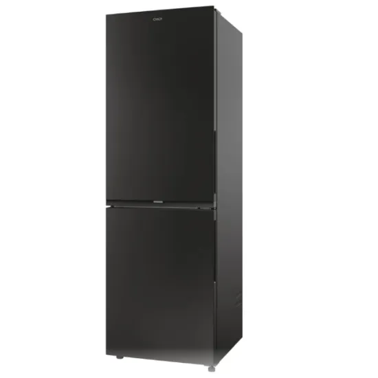 Candy ECN2CQTEB186 No Frost alulfagyasztós kombinált hűtőszekrény, 235/120L, Wifi, 59.5x66.7x185 cm, fekete szín